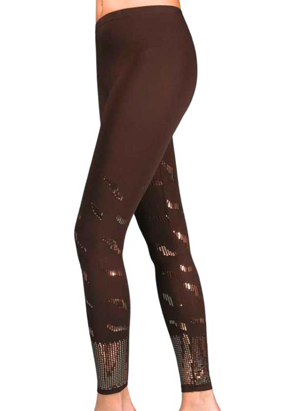 Berrak Women's Sequined Stone Long Leggings 2254