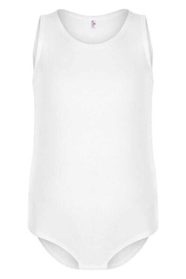 Berrak Kız Geniş Askılı Çıtçıtlı Body 2538