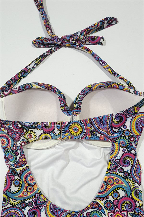 Black Spade Women's Swimsuit 8258 Printed Printed 36