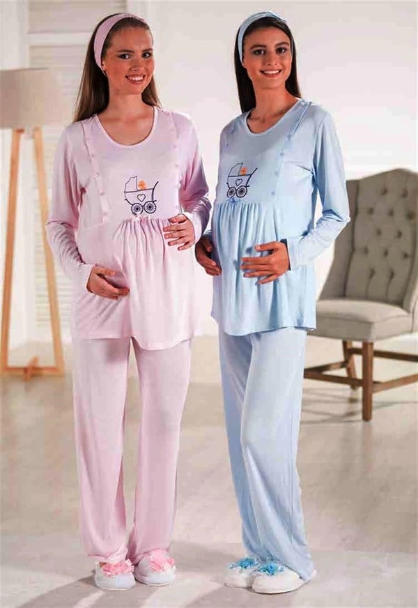 Estiva Micro Viscose Maternity Pajama Set 17374