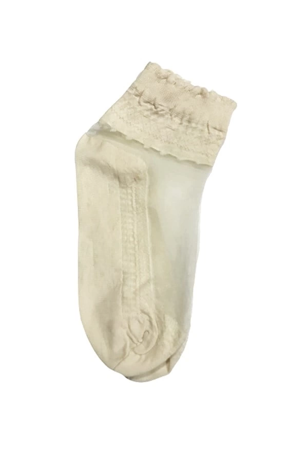 Italiana Women's Kilim Pattern Socket White