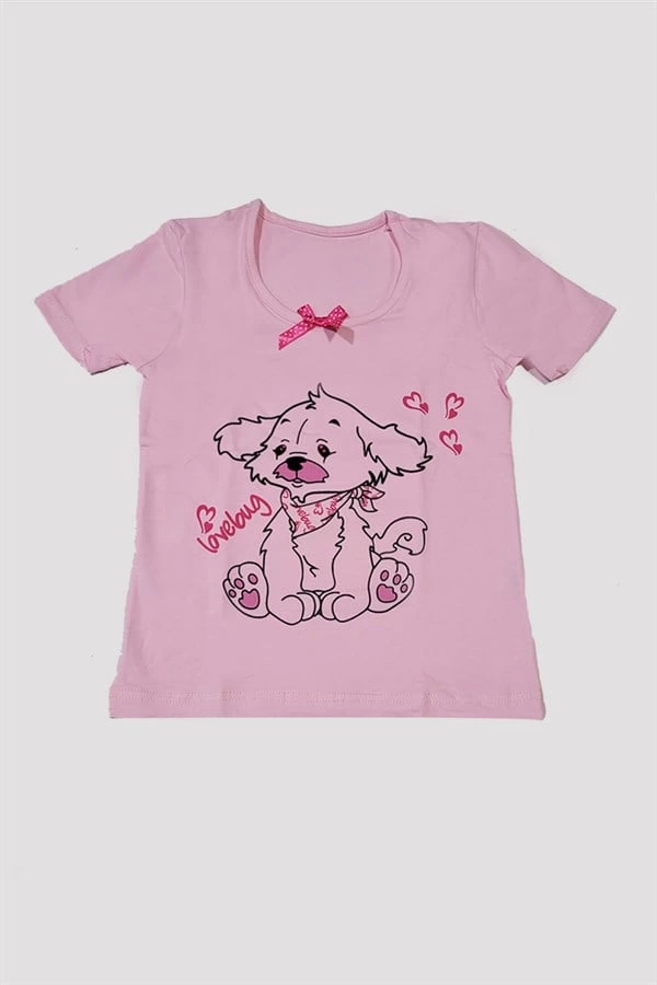 Kız Çocuk Baskılı Pijama Takımı