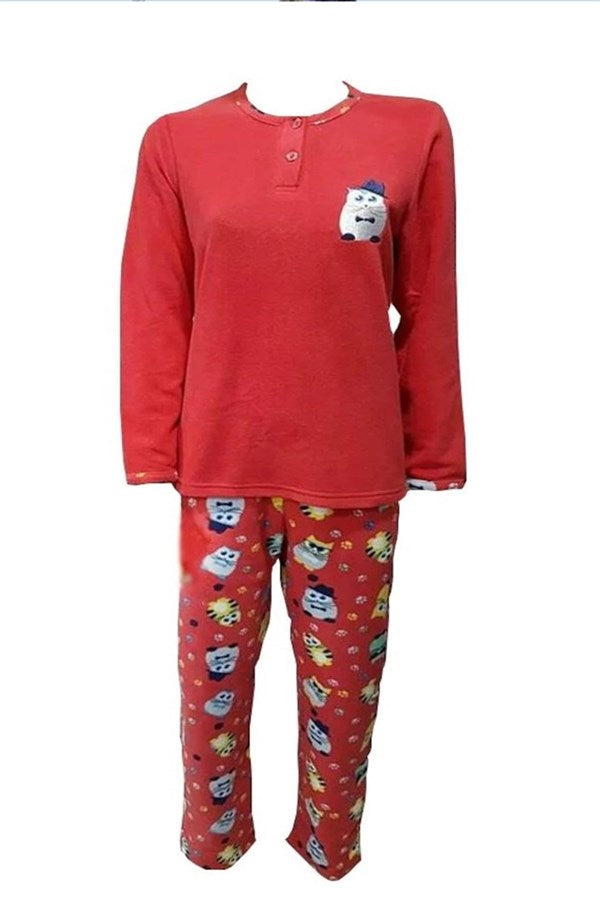 Mng Women's Polar Fleece Pajama Set 101