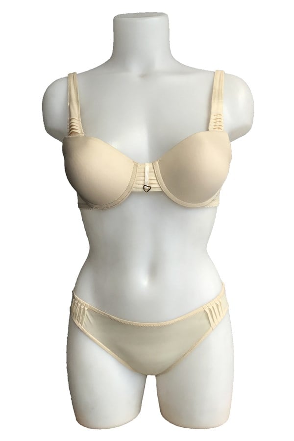 Night Flight Skin Color Support Panties and Bra Set 2130