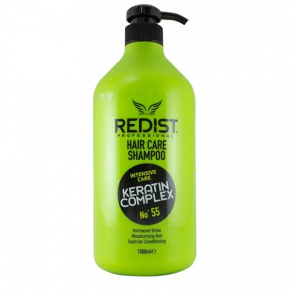 Shampoing Redist Keratin Care 500 ml pour cheveux abîmés et sujets à la chute.