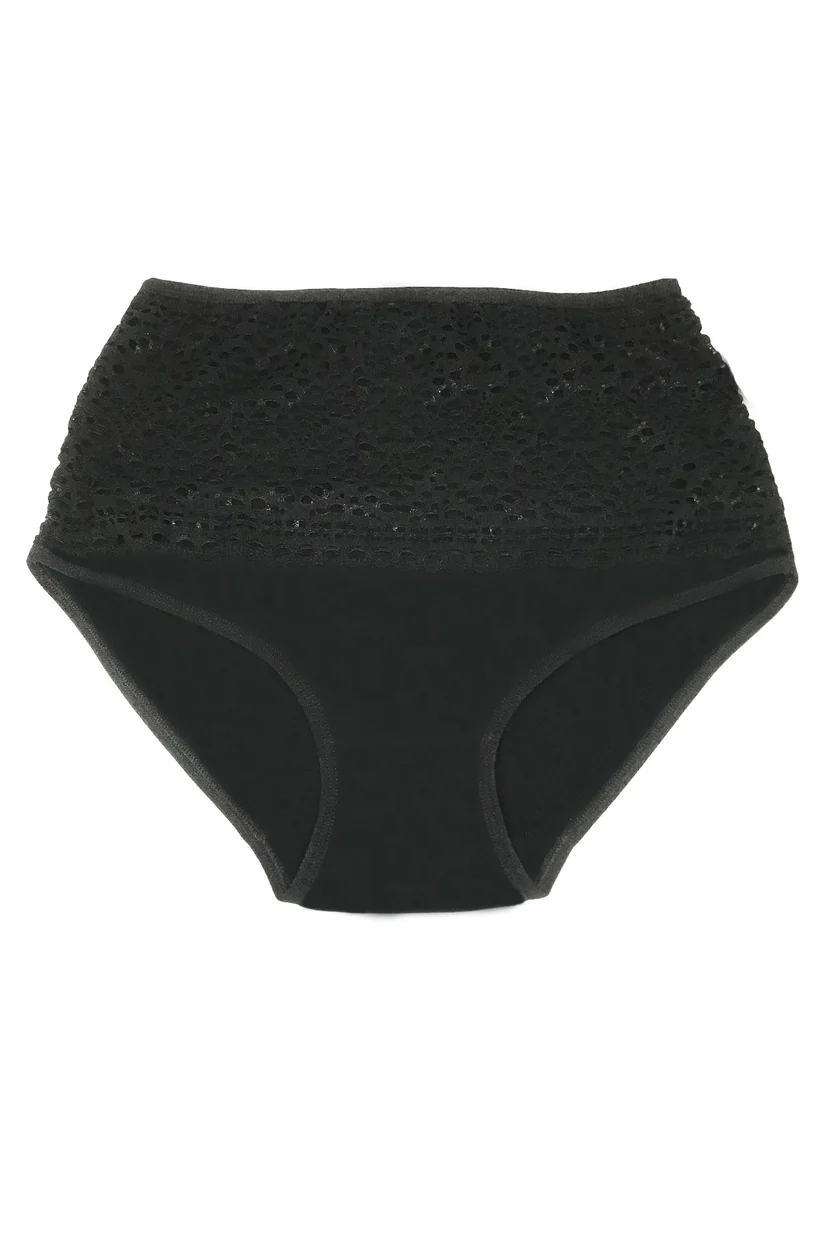 Şahinler Women's Lycra Front Mesh Bato Panties B115