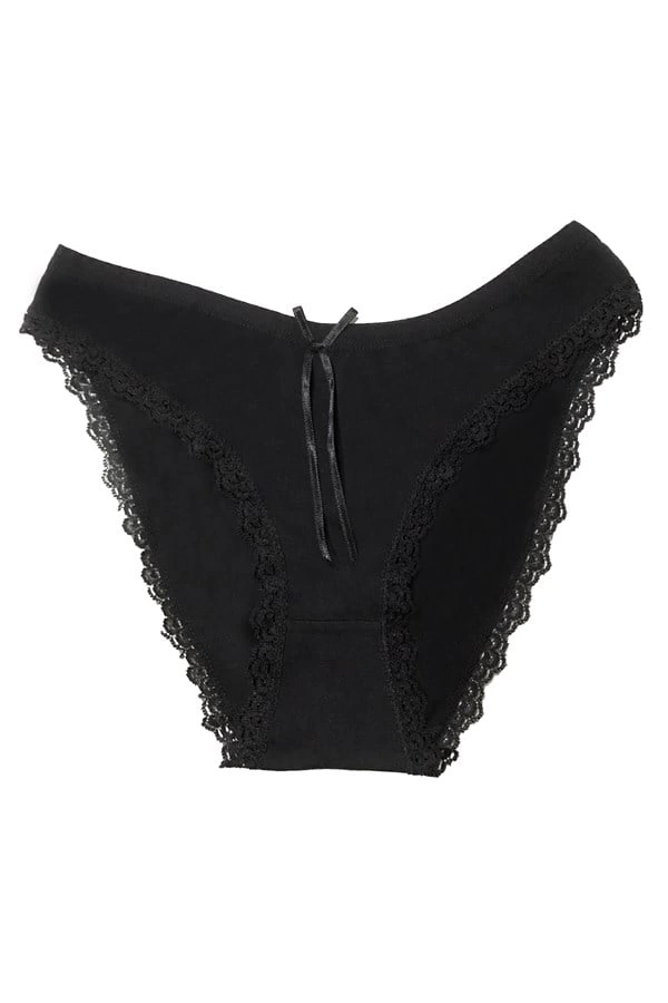 Şahinler Women's Bikini with Lace and Ribbon Trim B275