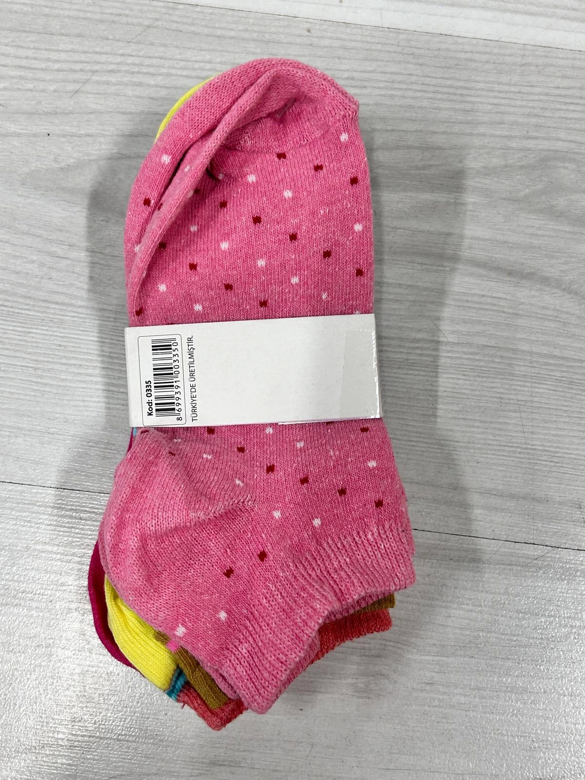 Cute Ladies Ankle Socks 335 (Pack of 5)