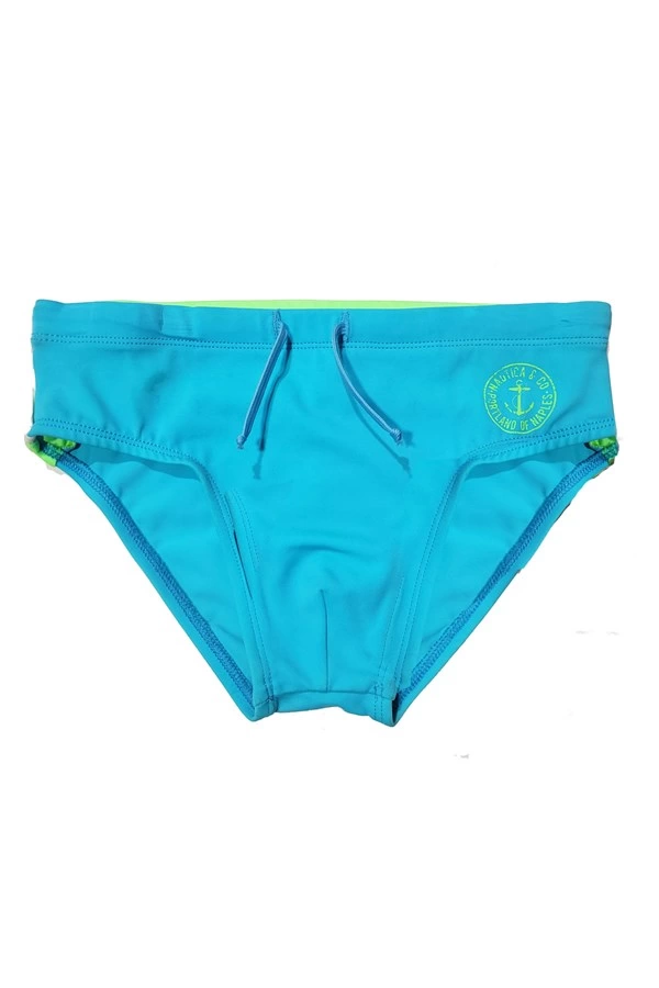 Sunset Turquoise Boy's Slip Swimsuit