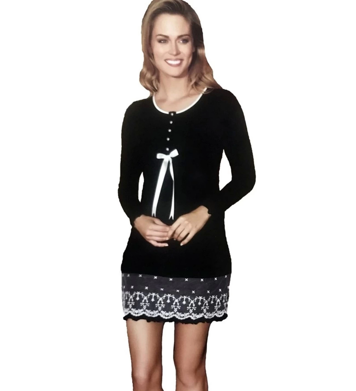 21310 chemise de nuit à fleurs de laurier-rose sahinler