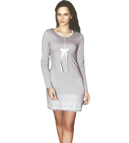 21310 chemise de nuit à fleurs de laurier-rose sahinler