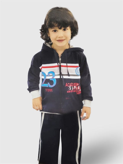 Ensemble de survêtement à capuche zippé pour garçon HMD 5032