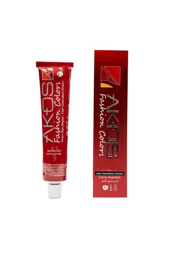 Akos Copper Akaju Chestnut Color Hair Dye for Women 60 Gr Dye No 5.45 