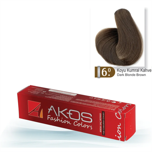 Akos Saç Boyası Koyu Kumral Kahve 6.0