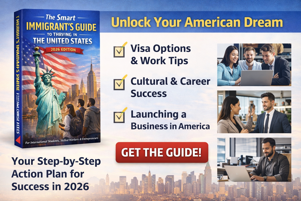 The Smart Immigrant’s Guide to Thriving in the United States (2026 Edition) İngilizce - dijital ürünler