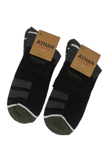 Ayhan Asorti Double Sole Men's Ankle Socks