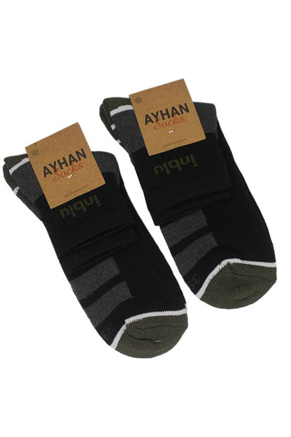Ayhan Asorti Double Sole Men's Ankle Socks