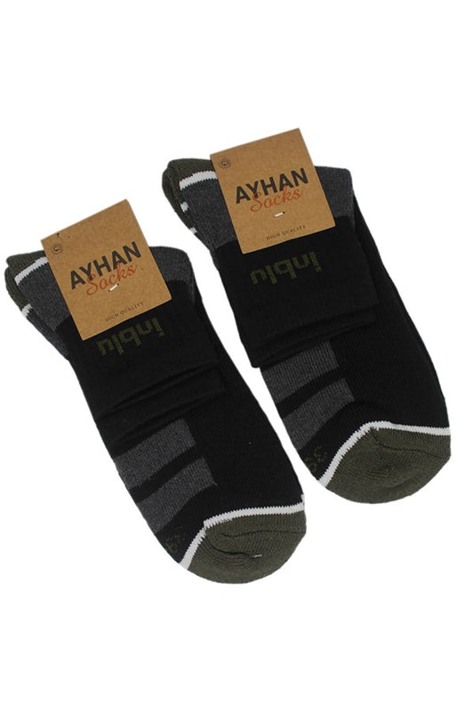 Ayhan Asorti Double Sole Men's Ankle Socks