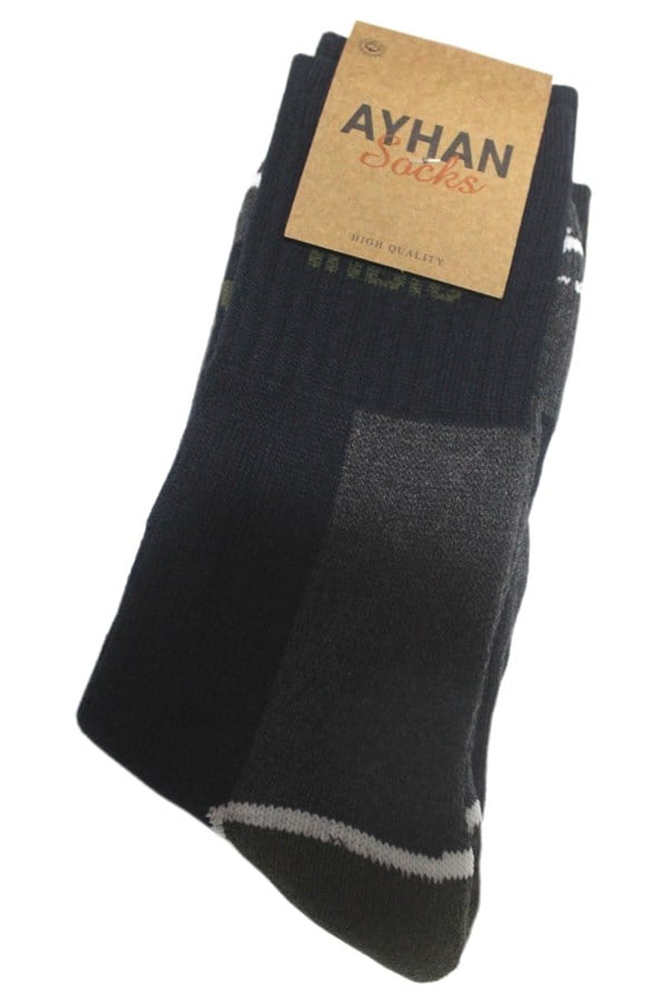 Ayhan New Production Towel Socks for Men