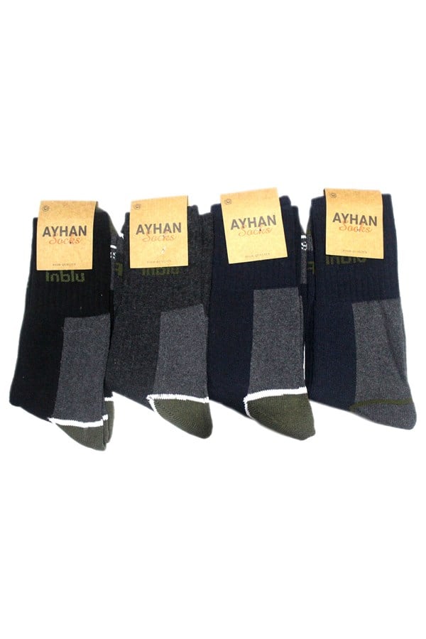 Ayhan New Production Towel Socks for Men