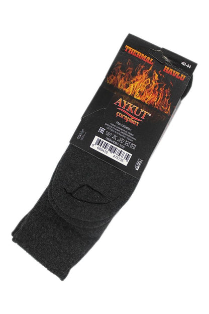 Aykut Seamless Men's Towel Socks Smoke 40-44 5735