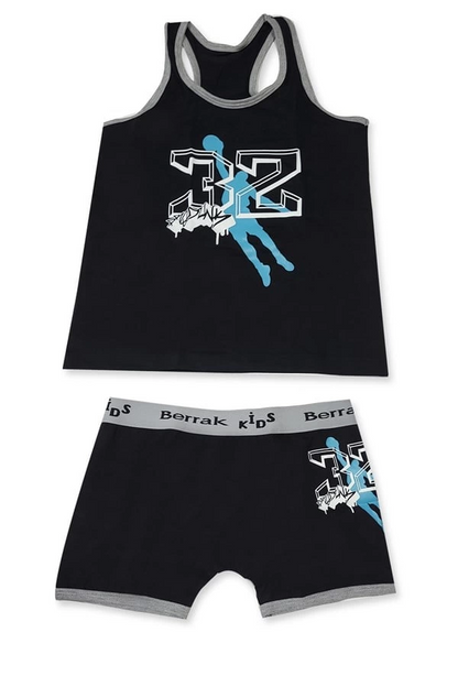 Clear Printed Elastane Children's Set 1511