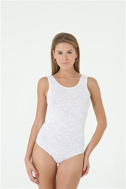 Berrak Bayan Bugatti Thick Strappy Bodysuit 2610