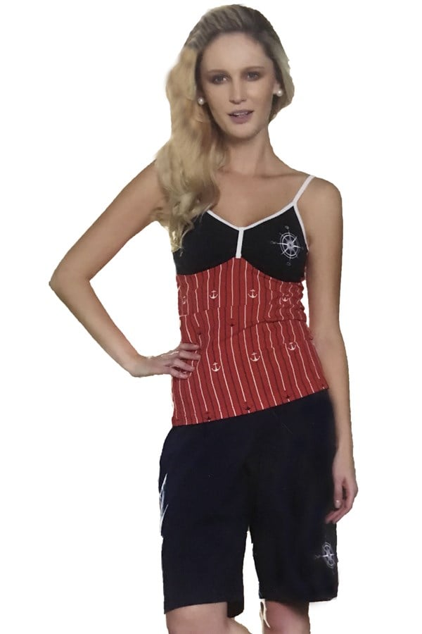 Berrak Women's Sailor Shorts Set 2488