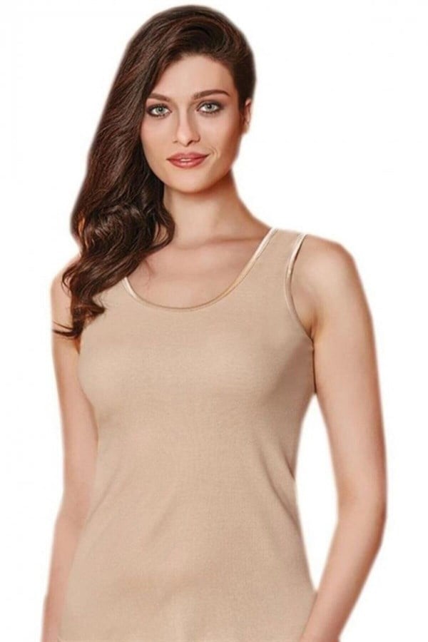 Berrak Women's Lycra Wide Strap Undershirt 2127