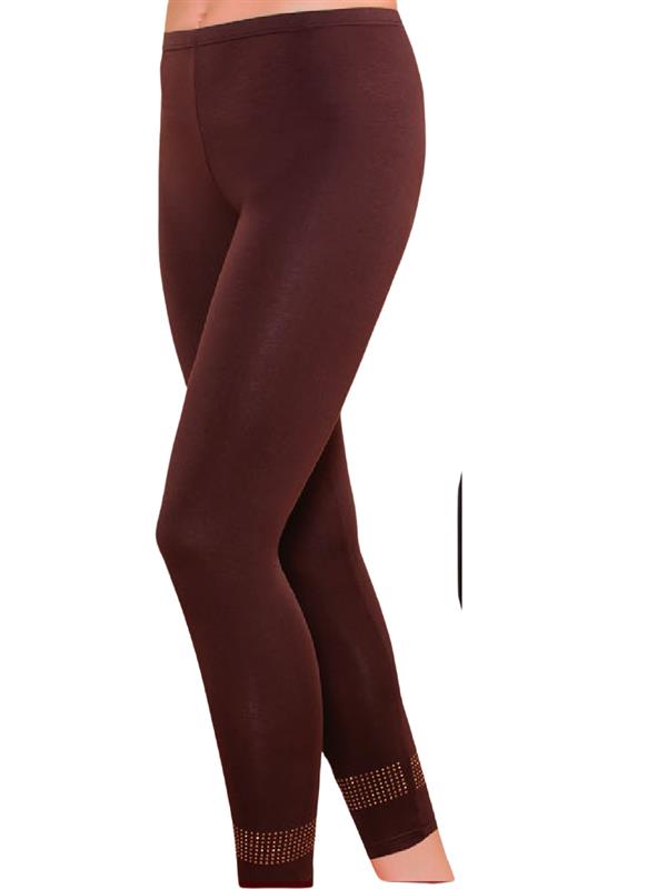 Berrak Women's Sequined Stone Long Leggings 2254