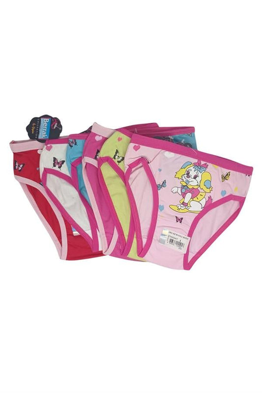 Sous-vêtements transparents imprimés, paquet de 6, 1-2 ans, 2562