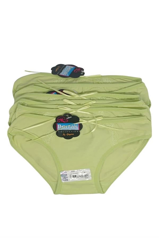 Sous-vêtements pour fille Berrak, lot de 6, 1-2 ans, verts, 2580