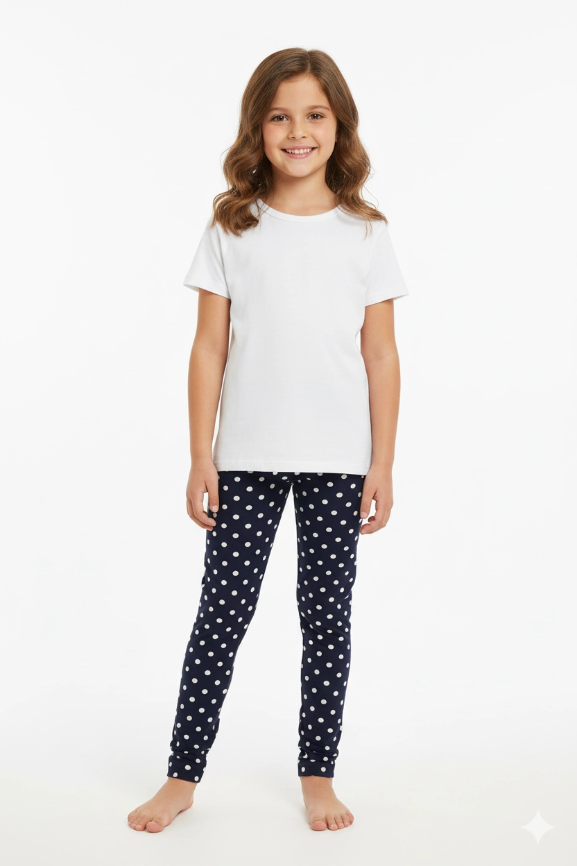 Clear Girl Polka Dot Tights 2594