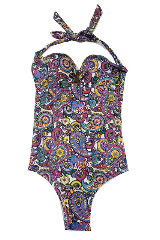 Black Spade Women's Swimsuit 8258 Printed Printed 36