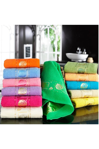 Bulteks Melis Leaf Pattern Hand Towel 30 x 50