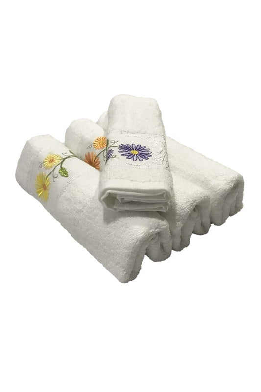 Bulteks Panel Embroidered Hand Towel 30X50 Pattern 2