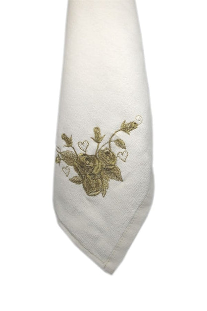 Serviette de toilette en velours brodé à paillettes Bulteks 30 x 50 cm, motif 4