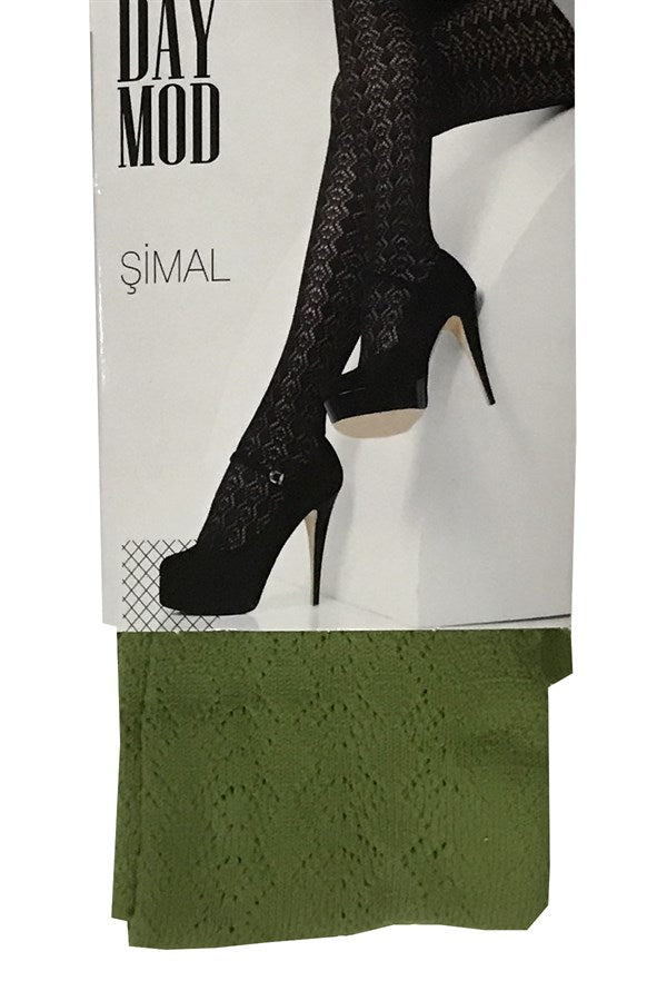 Daymod Women's Northern Micro Fishnet Patterned Tights