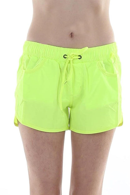 Plain Shorts Neon Colors