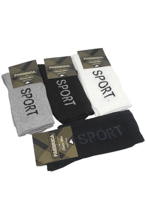Chaussettes homme Fabbrica Sport en coton et lycra (Quantité)