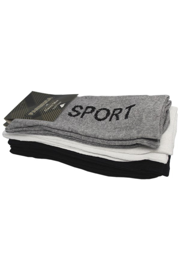 Chaussettes homme Fabbrica Sport en coton et lycra (Quantité)