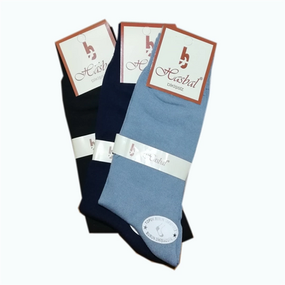 Hasbal Seamless Men's Socks, 3 Pack