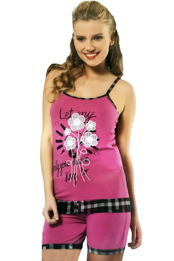 Ensemble short imprimé pour femme HMD 40014
