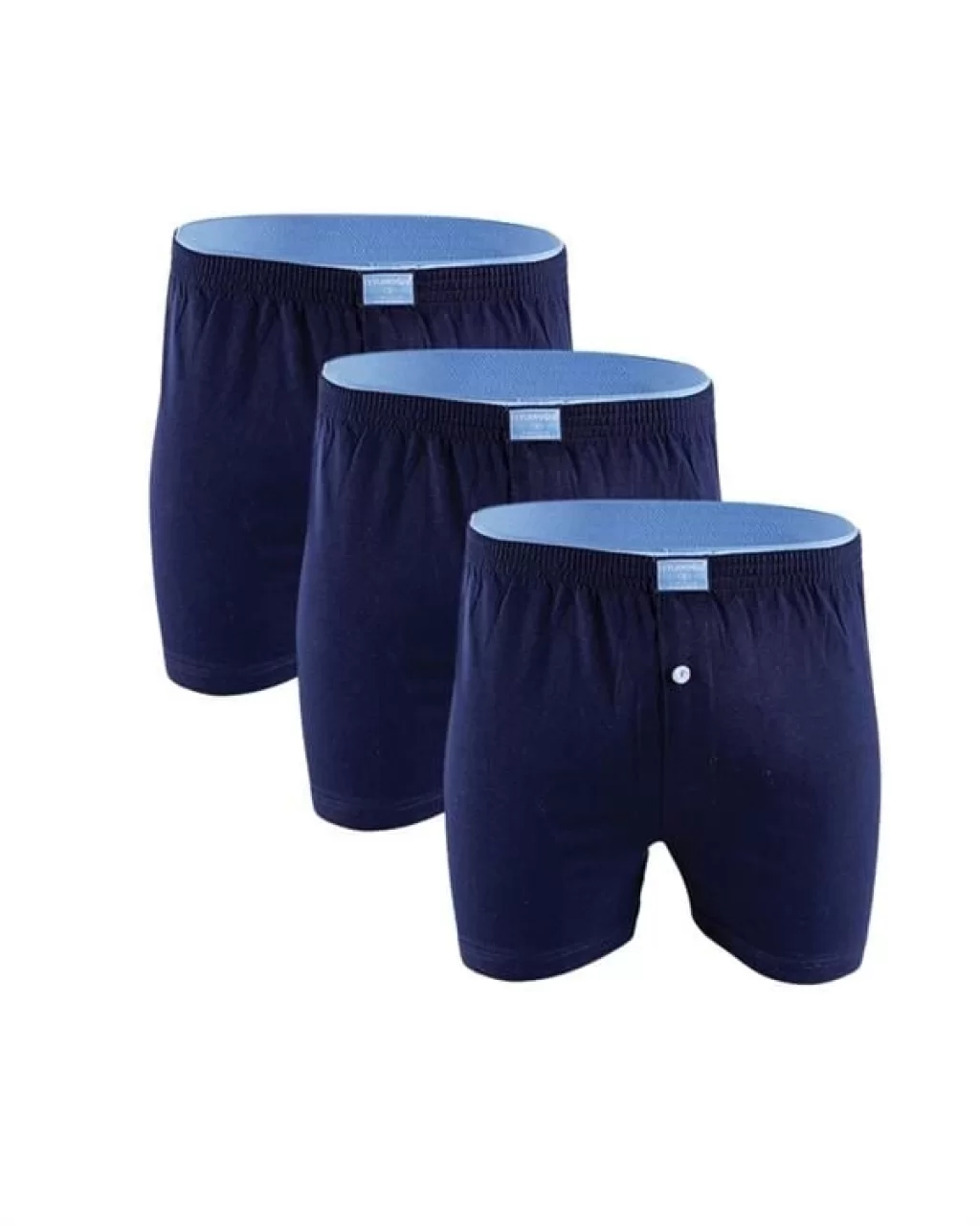 Huma One Men's Terry Cloth Waist Plain Boxer Shorts 2174