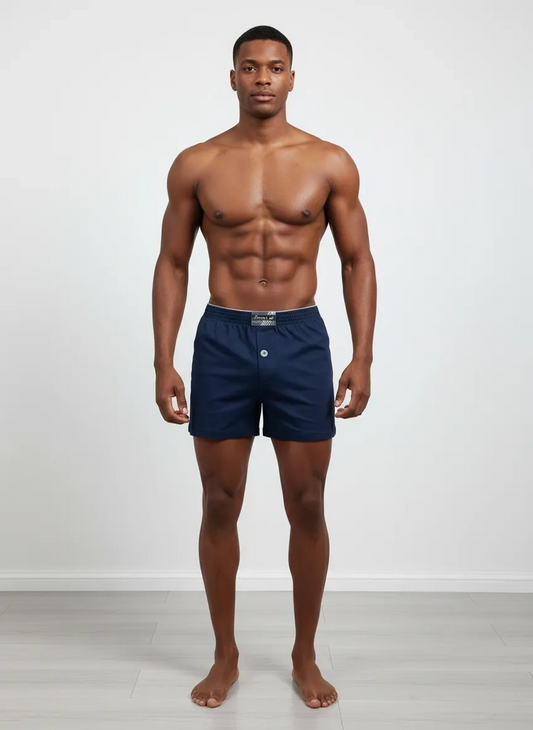 Huma One Erkek Havlu Bel Düz Boxer Battal Boy 3XL- 3ADET