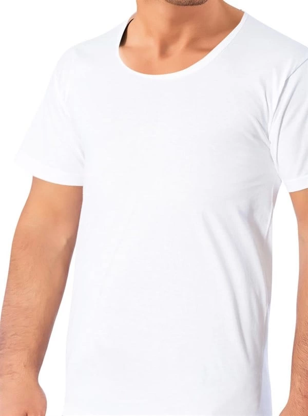 Işıl Men's Combed Cotton Undershirt White