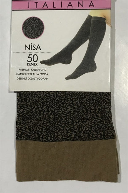 Italiana Nisa Knee Length Blue Standard