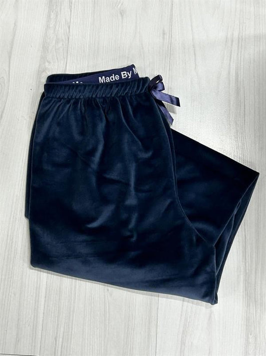 Bas simple en velours pour femme 9302