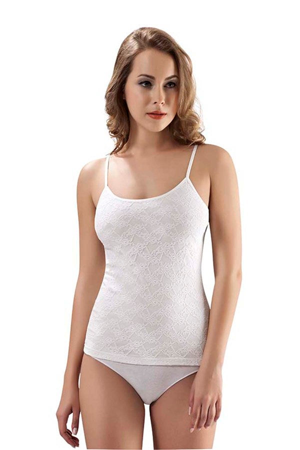Women's Lace Rope Strap Undershirt 1030