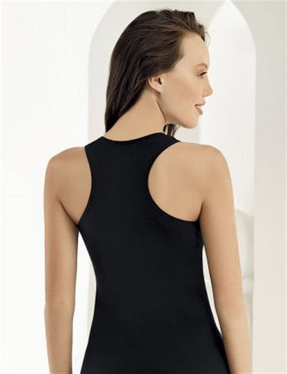 Women's Black Sports Tank Top B805